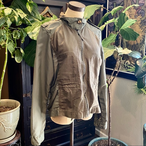 Lucky Brand Khaki Green Utility Jacket - Picture 4 of 13